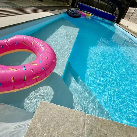 Villa Deux A La Campagne 14 Pers Piscine Jacuzzi Bourg-Blanc