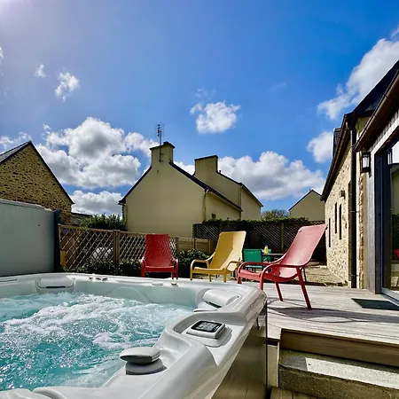 Deux A La Campagne 14 Pers Piscine Jacuzzi Bourg-Blanc